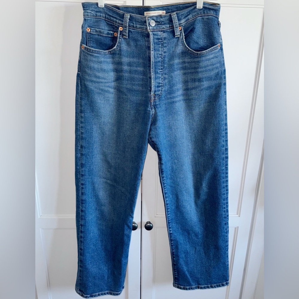 Levi's Women's High Rise Jeans - Blue - Picture 2 of 12